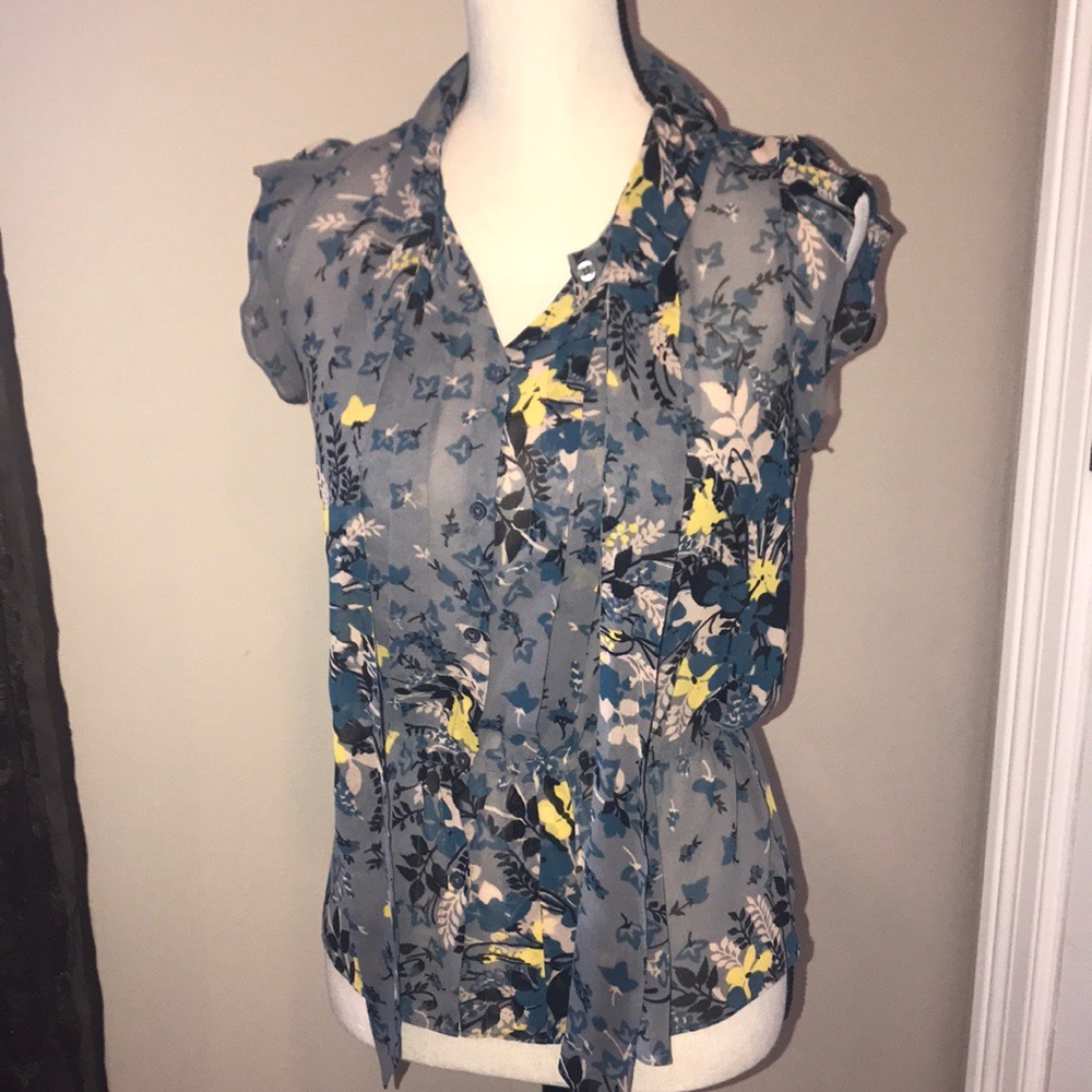 Loft peplum style top